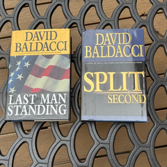 David Baldacci Hardback Book Bundle – Split Second & Last Man Standing - Picture 12 of 12